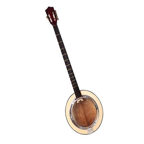 秦琴樂器圓琴三弦莽蛇皮民間彈撥樂器伴奏民族樂器配件琴包三玄